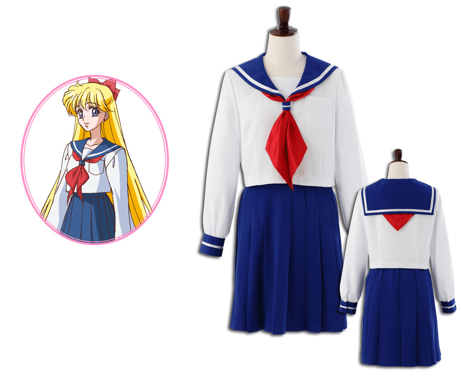 Cosplay as Sailor Moon’s classmates with official uniforms of the anime ...