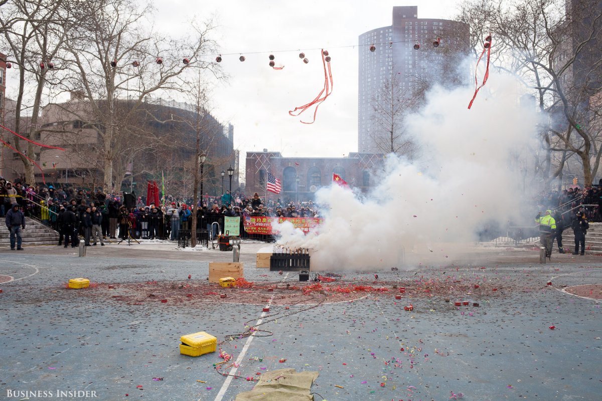 More than 600,000 rounds of fireworks are exploded for this ancient