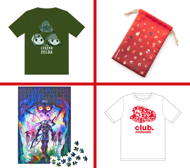Still got Club Nintendo points? New Zelda and Mario shirts, pouches, and more available in Japan