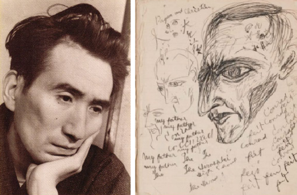 Check out these doodles by legendary Japanese author Osamu Dazai!