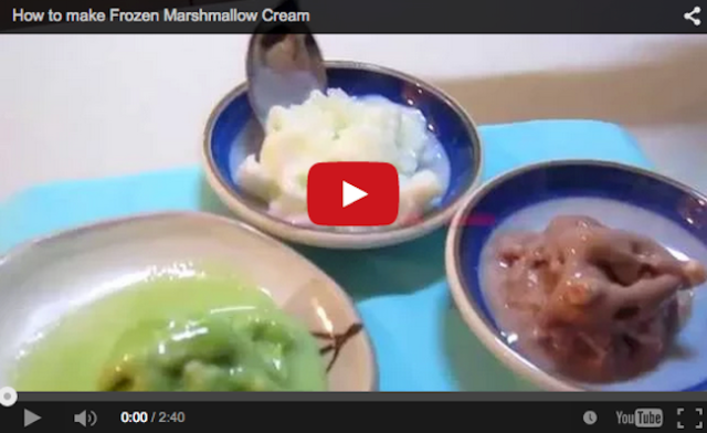 Frozen marshmallow cream: Just two ingredients, at least as good as ice cream 【RocketKitchen】