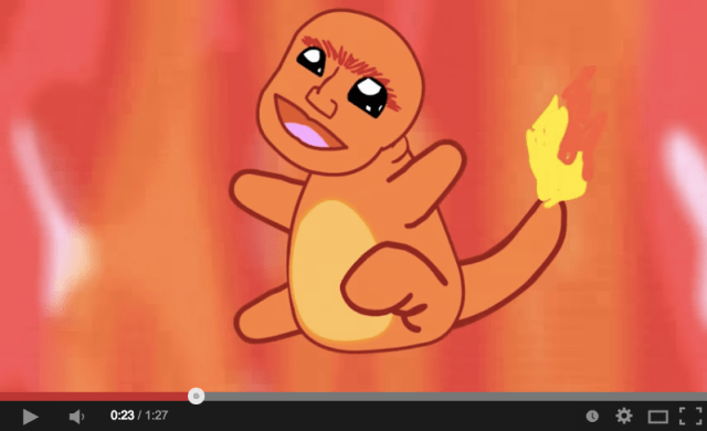 Things get awesome (and very strange) when 32 fans re-animate the Pokémon opening scene