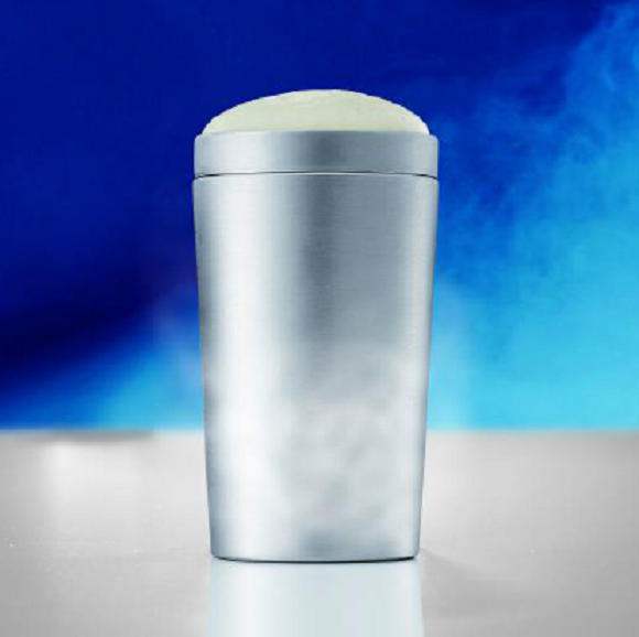 At last, the solution to a warm can of beer: A cup that chills its contents instantly
