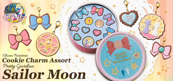 Sailor Moon cookie charms look good enough to eat, but they’re for your bag, not your tummy