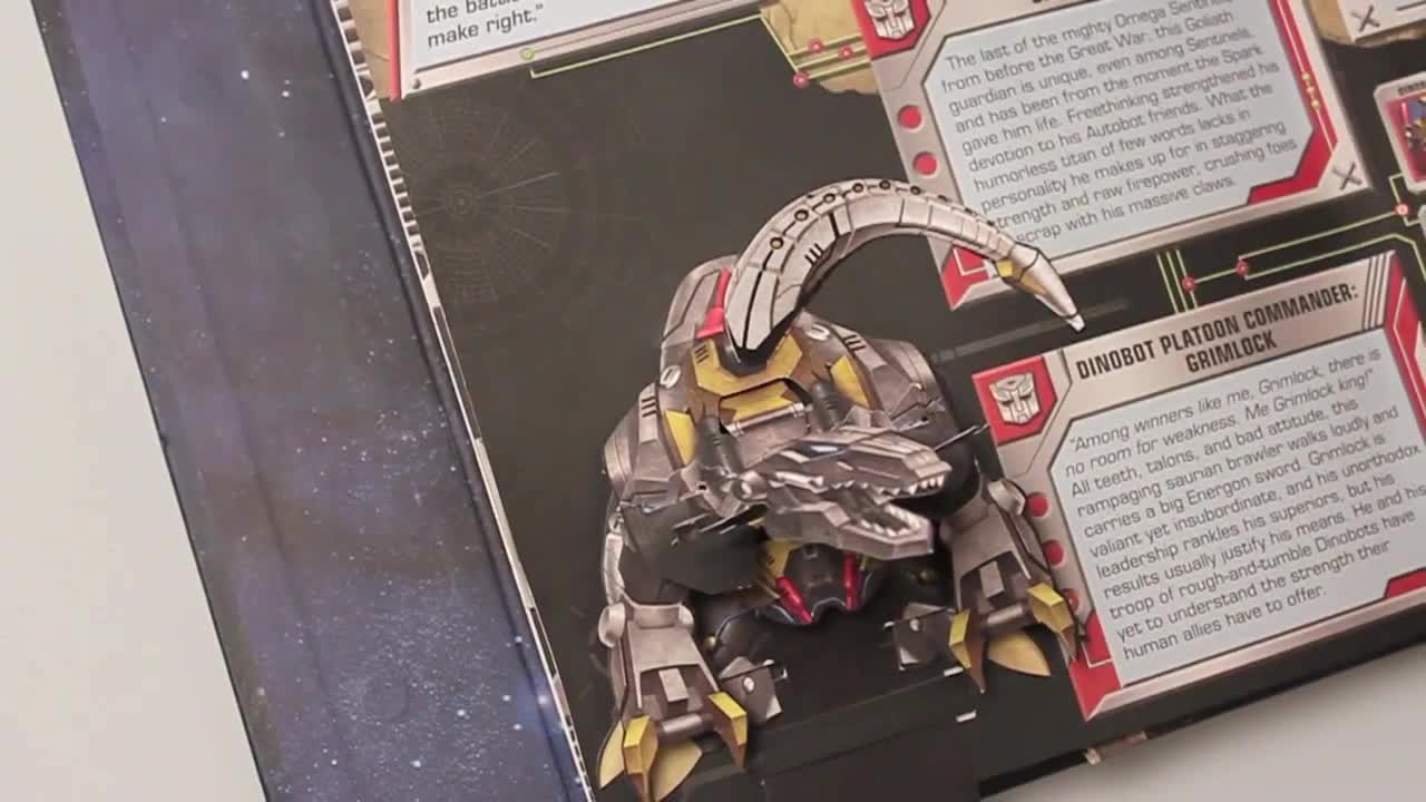 Ultimate Transformers pop-up book perfectly captures the magic of