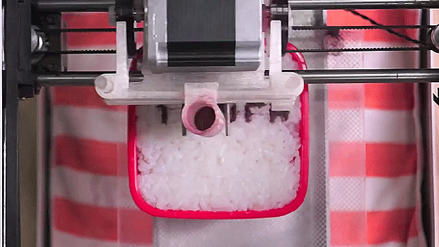 3-D printer “Lunchbot” will put pretty patterns on your rice while you get ready for work 【Video】