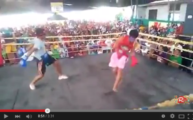Boxers in the Philippines fight blindfolded, show us why they shouldn’t 【Video】