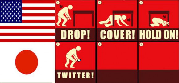 Tweet all the things! Japanese vs American reactions to earthquakes