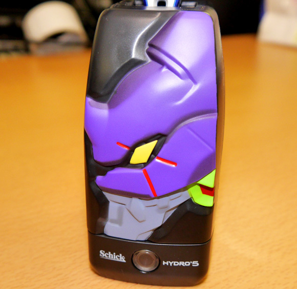 Evangelion razor stands being given away as Gendo shaves for the first ...