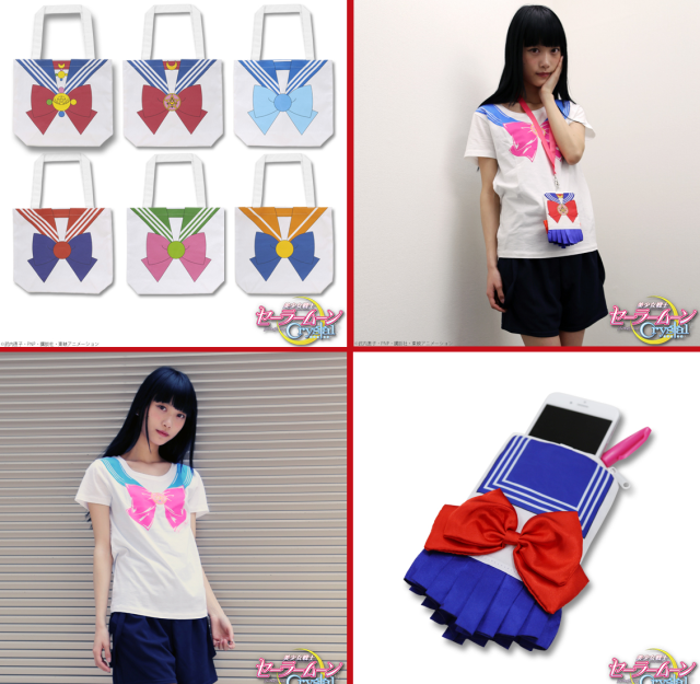 Sailor Moon totes, smartphone pouches, and T-shirts are here to help you stay Sailor all day long