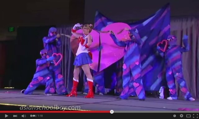In real life, Sailor Moon transforms with the help of cosmic colored ninjas 【Video】