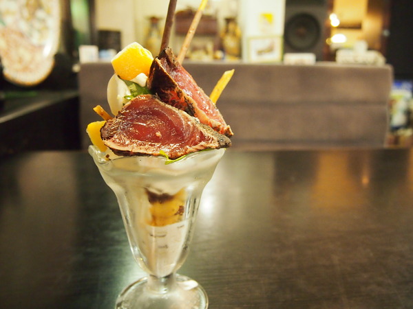 Japanese diners are raving about “fish parfait” made with grilled bonito and ginger