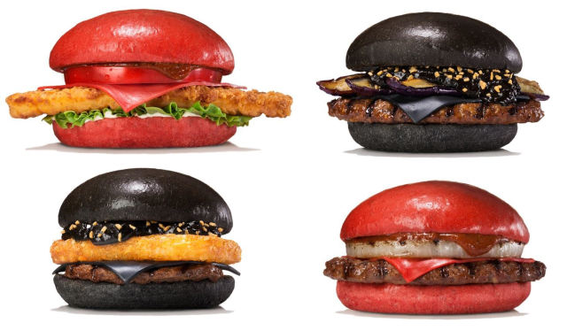 Red is the new black (burger) as Burger King rolls out sandwiches with crimson buns and cheese