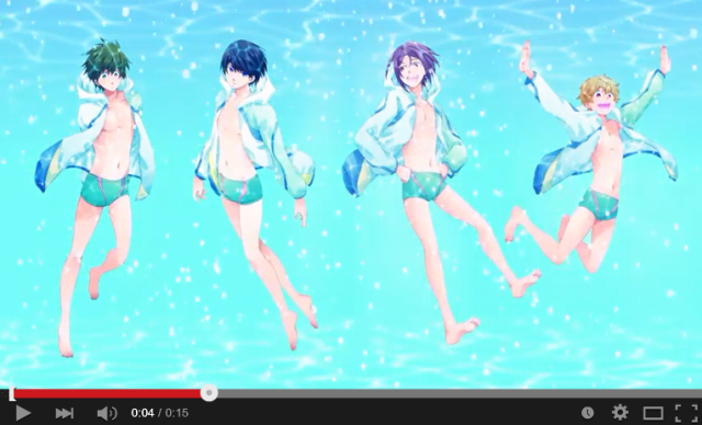 Prequel to swimming anime Free! gets a new manga this summer, manga gets a commercial right now