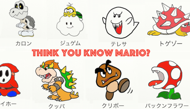 The more you know Mario: The unusual Japanese names of Nintendo’s Super Mario characters