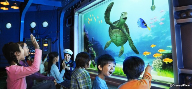 Need life advice? The Turtle Talk attraction at Tokyo DisneySea may be your best bet