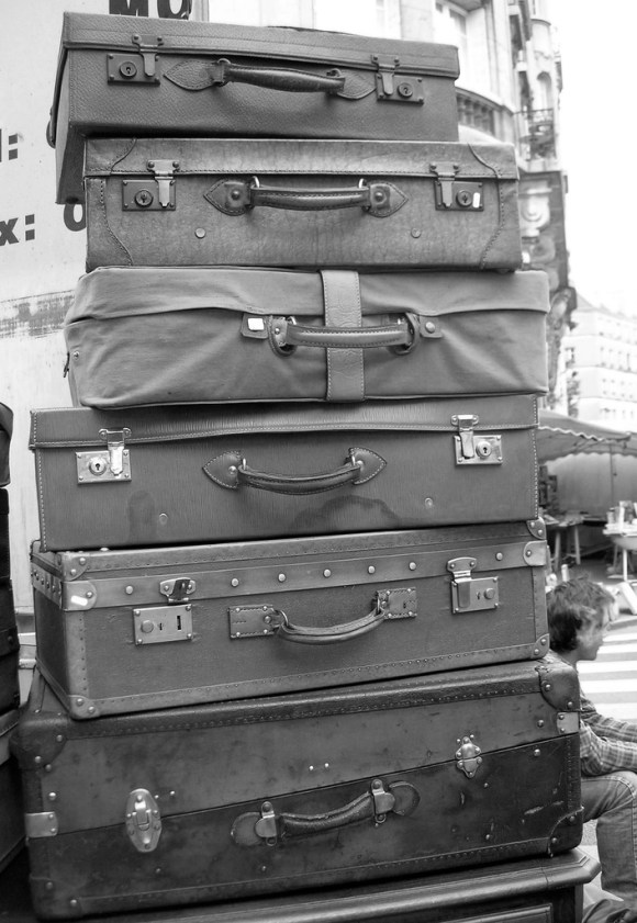 the suitcases