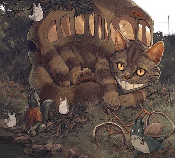 Artist’s rendition of popular Ghibli movies and more will blow you away