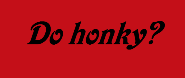 “Do honky” command Japanese TV show’s T-shirts