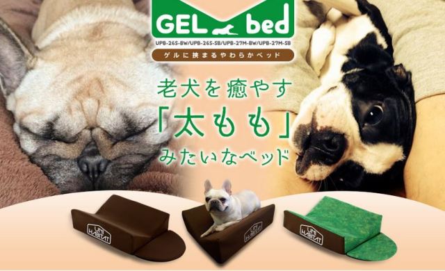 New uber-soft gel dog beds mimic the feeling of lying between owner’s legs for pet pooches