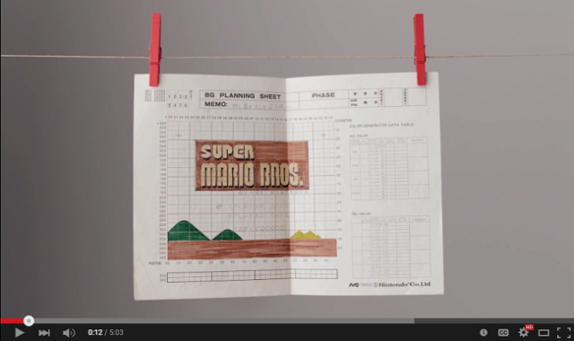 Mario’s creator shares original sketches that show how the world of Mario Bros. was built