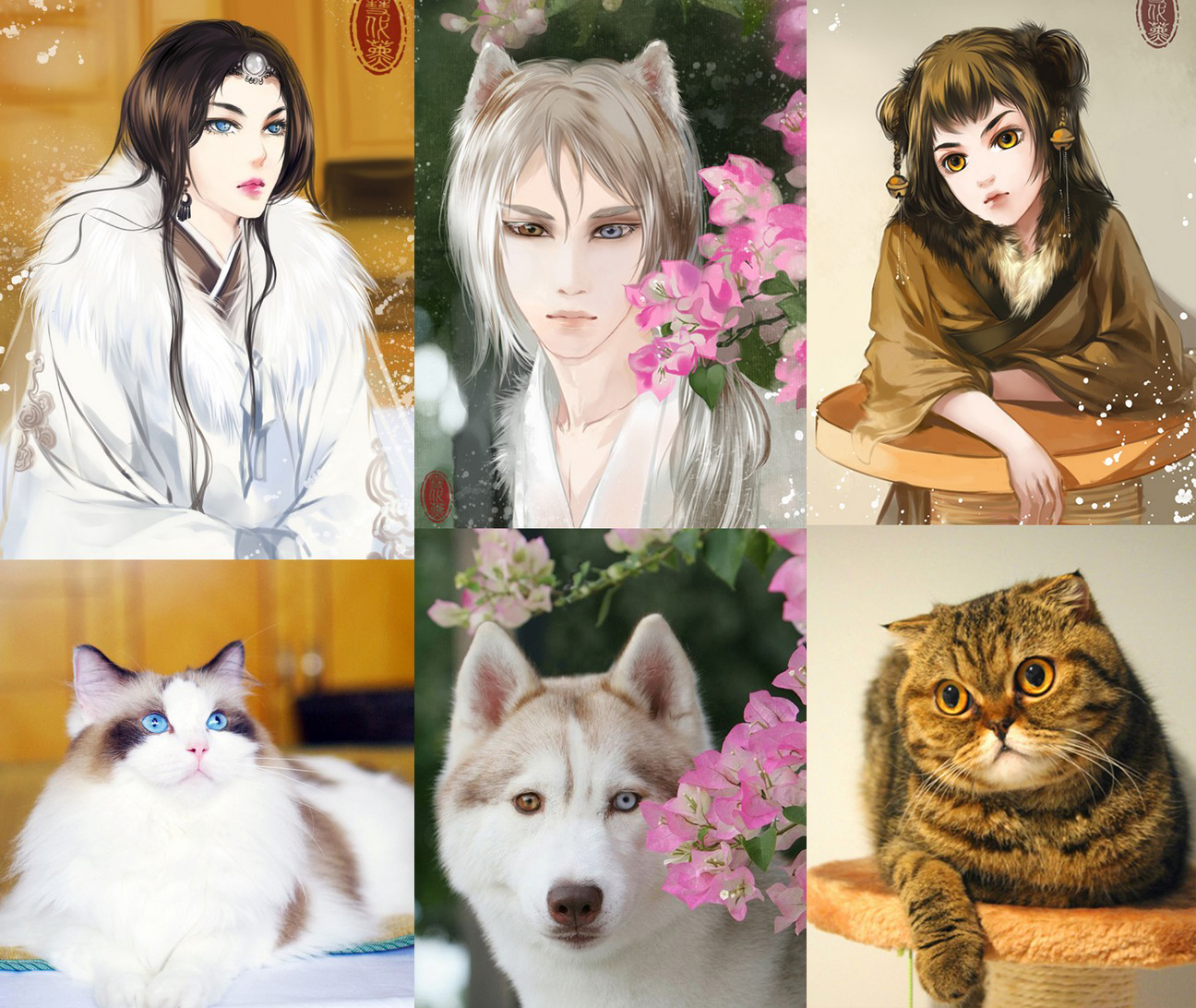 Chinese Artist Creates Human Version Of Cats And Dogs And The Result Is On  Point 22 Pics  Bored Panda