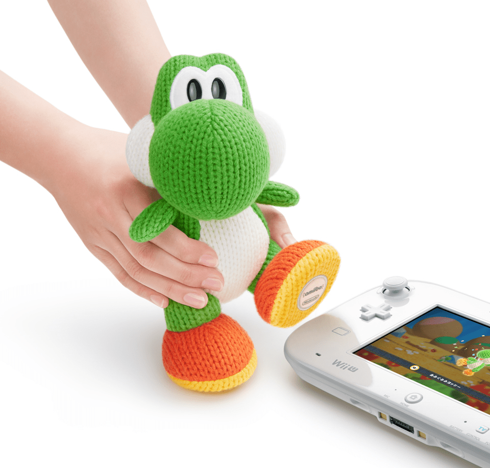 large yarn yoshi amiibo