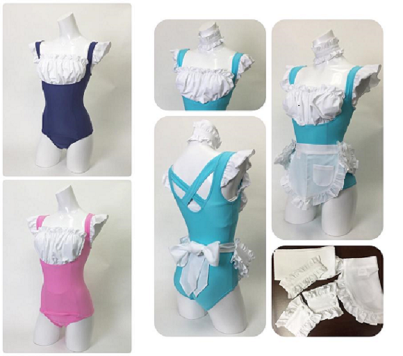 Japanese designer’s Maid School Swimsuit is two cosplay classics in one eye-catching package