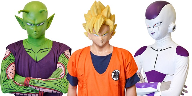 Dragon Ball costumes made easy with new masks of your favorite characters