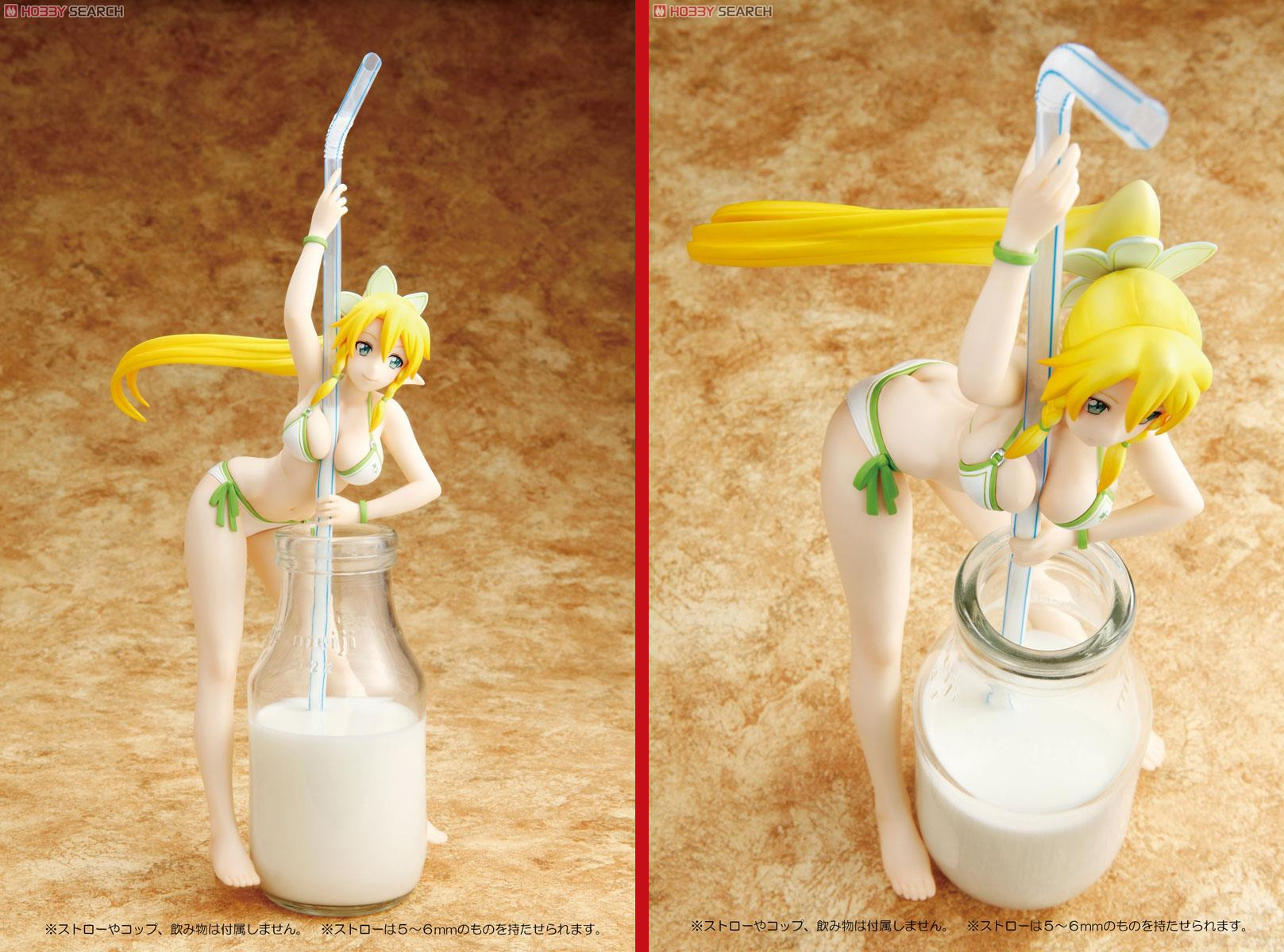 Anime figure with straw-holding cleavage is the perfect way to enjoy a nice  glass of milk | SoraNews24 -Japan News-