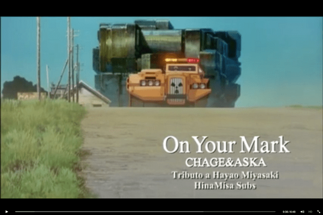 Have you seen the Studio Ghibli music video for Chage & Aska’s “On Your Mark”?