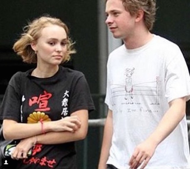 “Welcome argument?” Mr Sato really, really wants to know where Lily-Rose Depp got her kanji shirt