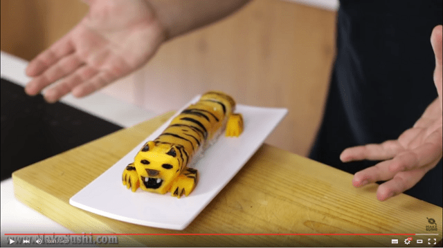 How to make one of the most complicated but awesome themed sushi rolls【Video】