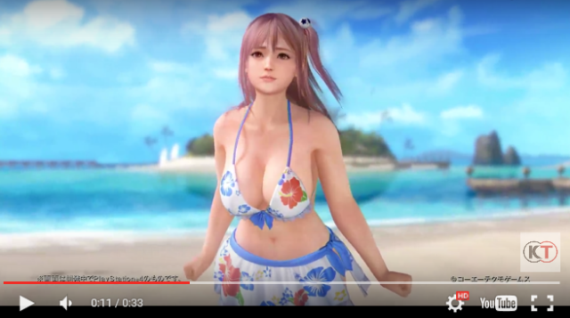 New Dead or Alive beach volleyball game full of the busty ninjas, steel drums fans love 【Video】