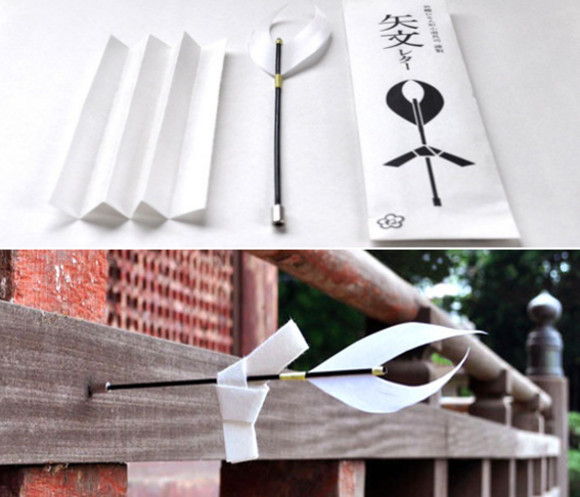 Japanese artisan keeps traditional culture of yabumi alive with this adorable arrow letter set