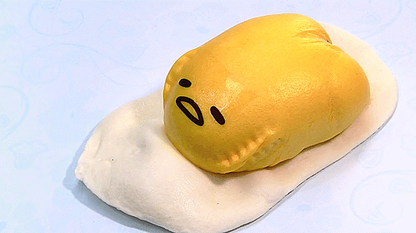 Gudetama the lazy egg is adorable … even as he poops and vomits! 【Video】