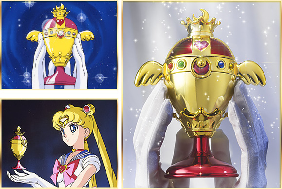 The Holy Grail is full-sized, features lights, music and the voice of Sailor Moon【Video】