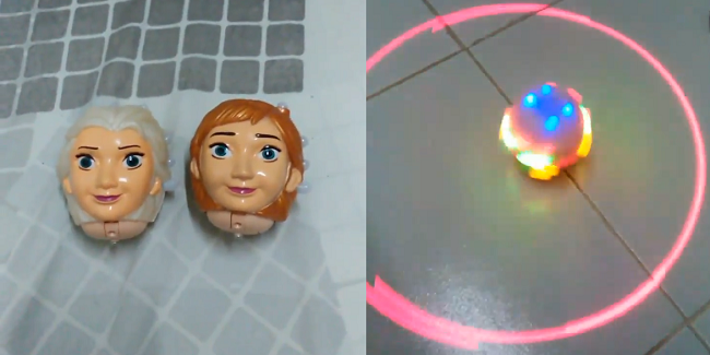 Bizarre souvenir turns Frozen's Elsa into a glowing, techno top, and  Japanese commenters love it