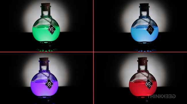 thinkgeek potion lamp