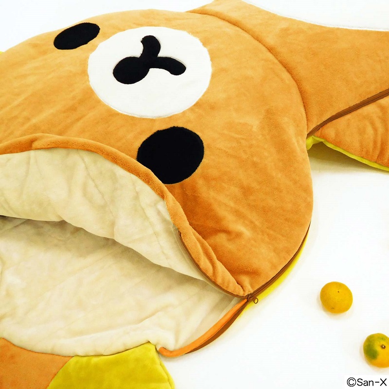 Keep warm this winter with a new fluffy Rilakkuma sleeping bag
