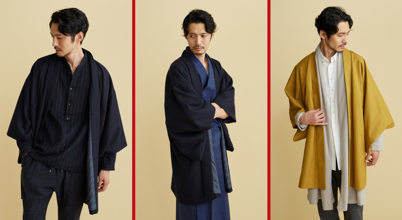 Japanese fashion company's modernized haori half coats will keep