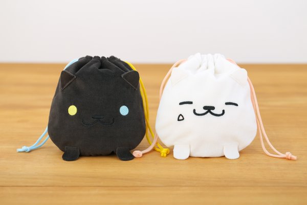 The cloth bags to be bundled with upcoming Neko Atsume character books are absolutely adorable
