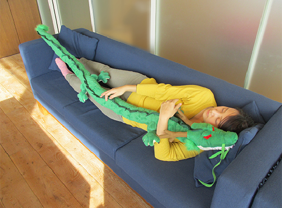 Six-foot, seven-inch Dragon Ball Shenron plushie is perfect for huge fans of the fighting anime