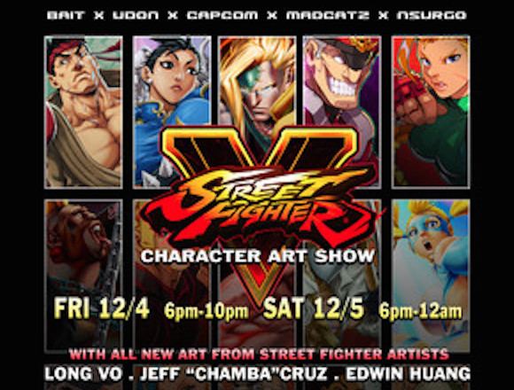 Udon Entertainment holds Street Fighter V art exhibition in San Francisco