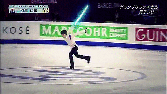 Star Wars on ice: Video of figure skater Yuzuru Hanyu with a lightsaber is as cool as it sounds