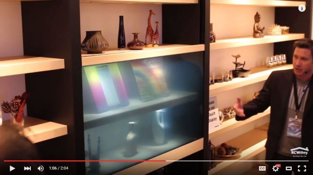 The future is here: Panasonic unveils interactive, transparent display at CES 2016