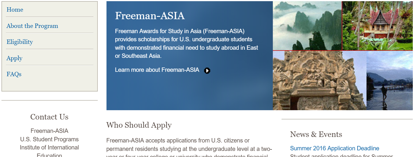 Study Abroad Programs in Asia
