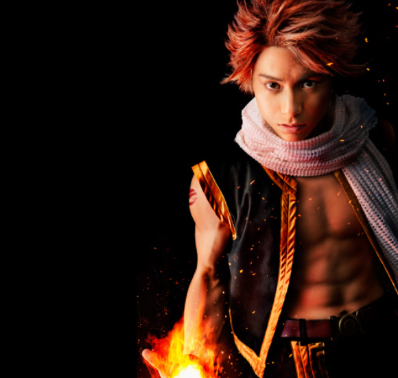 Fairy Tail hero’s abs are as hot as his flames in first cast photo of anime’s upcoming stage play