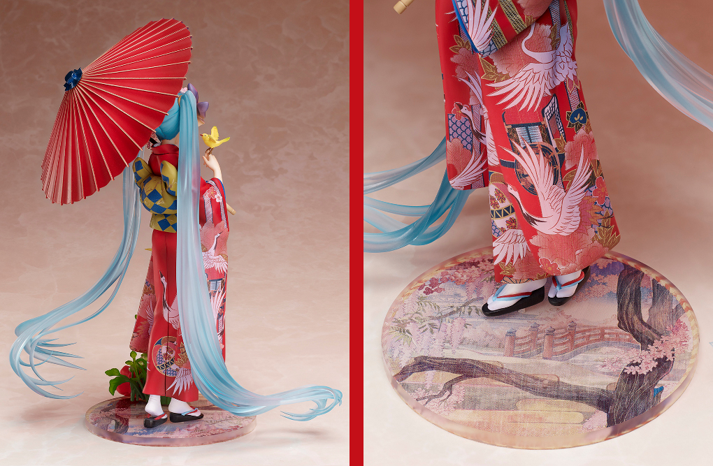 hatsune miku figure kimono