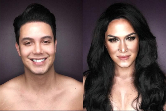 Popular impersonator and makeup magician shows off his Miss Universe makeovers